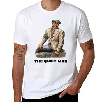 החדש של ג ' ון וויין - האיש השקט החולצה הענקית חולצה מצחיק חולצה אנימה כבד משקל חולצות לגברים